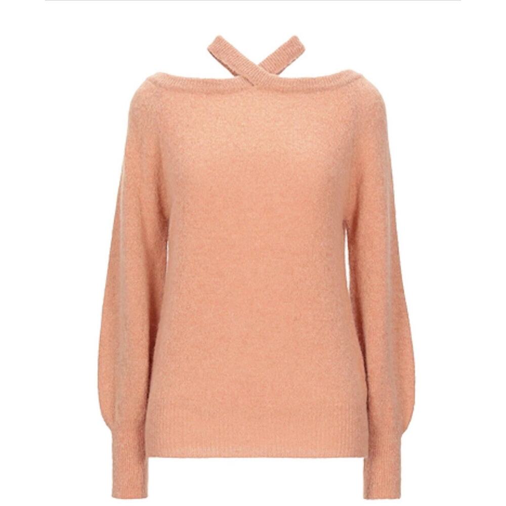 KAOS women’s sweater sz. XS Alpaca wool blush NWT made in Italy